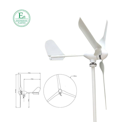 Nylonfaser 3 Blätter Windkraftanlage Windgenerator Geschwindigkeit 10 m / s