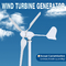 600W horizontale Windkraftanlagen Windgeneratoren mit 3 Klingen